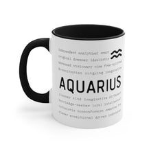 Load image into Gallery viewer, Aquarius Traits Two-Toned Mug
