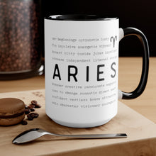 Load image into Gallery viewer, Aries Traits Two-Toned Mug
