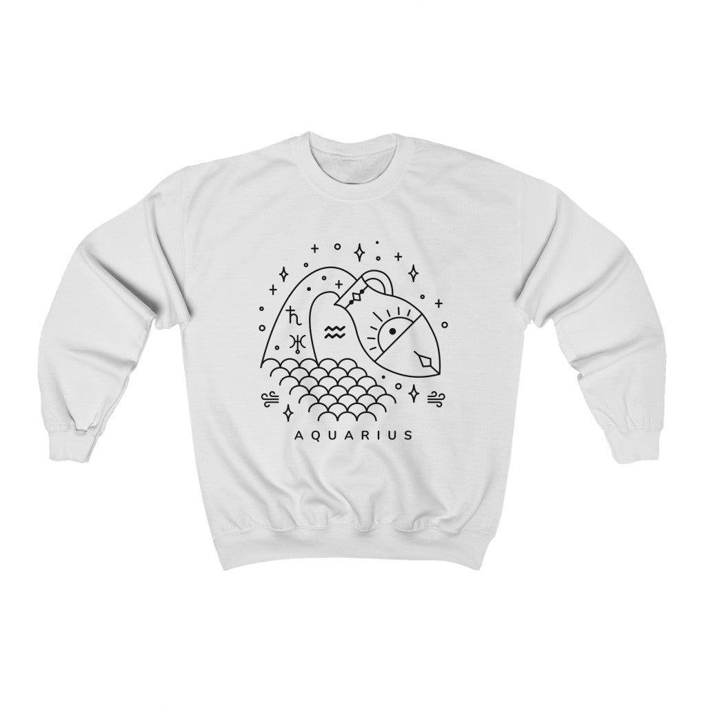 Cosmic Zodiac Aquarius Sweatshirt