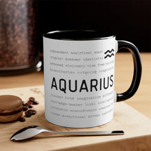 Load image into Gallery viewer, Aquarius Traits Two-Toned Mug
