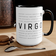 Load image into Gallery viewer, Virgo Traits Two-Toned Mug

