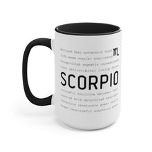 Load image into Gallery viewer, Scorpio Traits Two-Toned Mug
