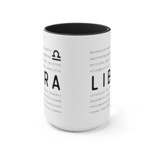 Load image into Gallery viewer, Libra Traits Two-Toned Mug

