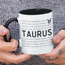 Load image into Gallery viewer, Taurus Traits Two-Toned Mug

