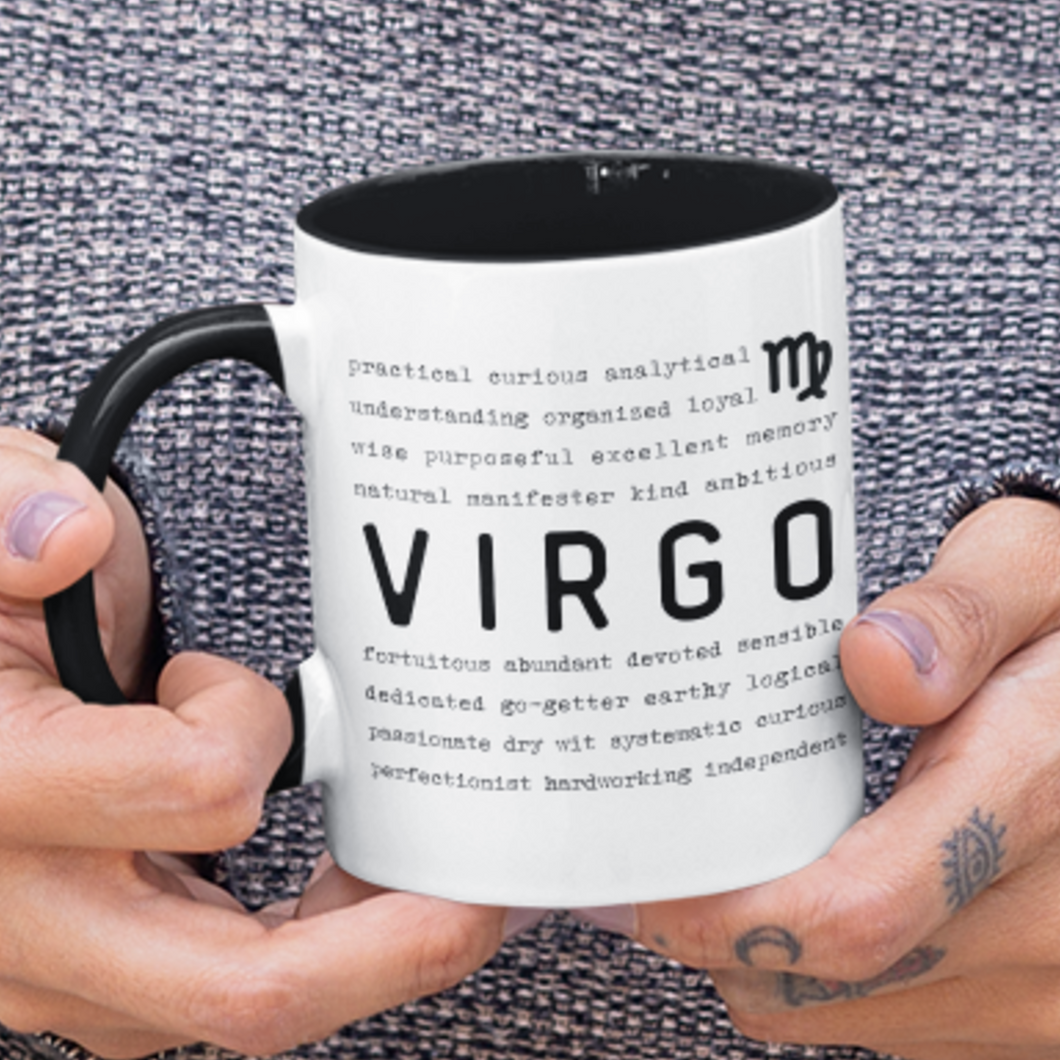 Virgo Traits Two-Toned Mug