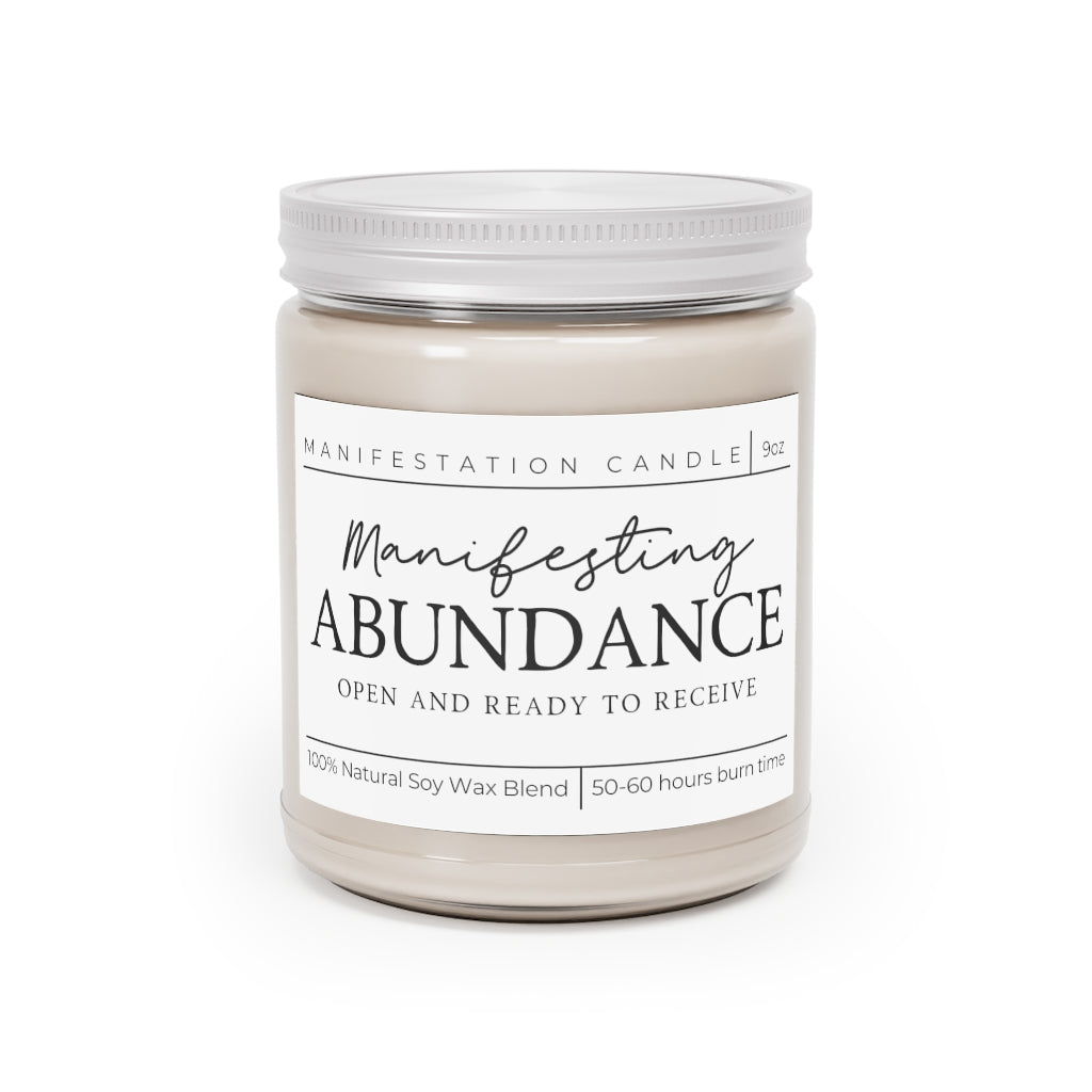 Manifesting Abundance Candle - Mantra: 