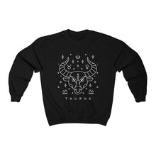 Load image into Gallery viewer, Cosmic Zodiac Taurus Sweatshirt
