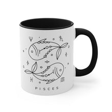 Load image into Gallery viewer, Cosmic Zodiac Two-Toned Pisces Mug
