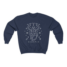 Load image into Gallery viewer, Cosmic Zodiac Scorpio Sweatshirt
