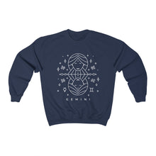 Load image into Gallery viewer, Cosmic Zodiac Gemini Sweatshirt
