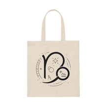 Load image into Gallery viewer, Capricorn Zodiac Canvas Tote Bag
