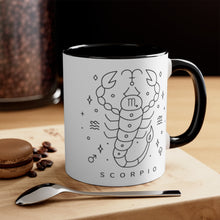 Load image into Gallery viewer, Cosmic Zodiac Two-Toned Scorpio Mug
