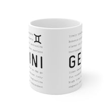 Load image into Gallery viewer, Gemini Traits Mug
