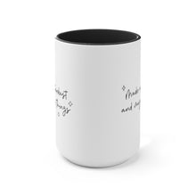 Load image into Gallery viewer, Made of Stardust and Magical Things Two-Toned Mug

