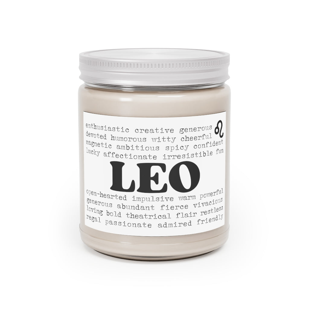 Leo Traits Candle