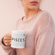 Load image into Gallery viewer, Pisces Traits Mug
