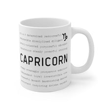 Load image into Gallery viewer, Capricorn Traits Mug
