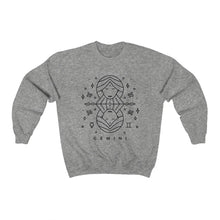 Load image into Gallery viewer, Cosmic Zodiac Gemini Sweatshirt
