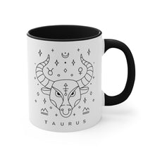 Load image into Gallery viewer, Cosmic Zodiac Two-Toned Taurus Mug
