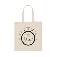 Load image into Gallery viewer, Taurus Zodiac Canvas Tote Bag
