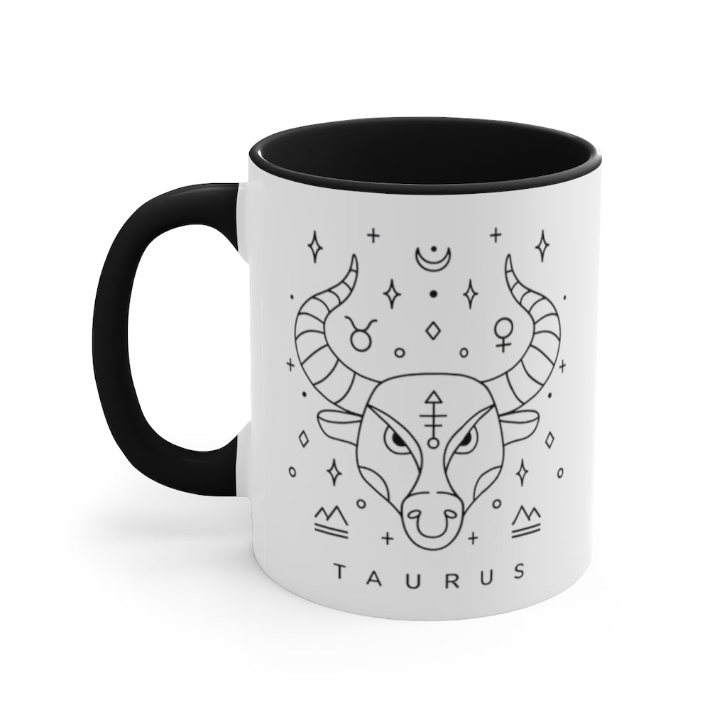 Cosmic Zodiac Two-Toned Taurus Mug