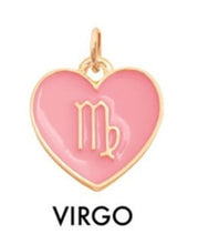 Load image into Gallery viewer, Pearls with Trendy Heart Zodiac Sign Necklace
